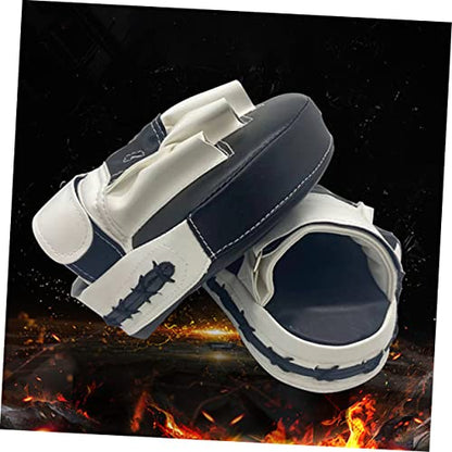 HEMOTON Boxing Pads Focus Mitts Curved Kickboxing Hand Pads Sturdy PU Material Strike Shield for Martial Arts Training Suitable for Boys and Girls and Adults for Taekwondo Practice