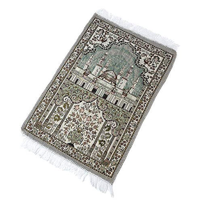 Prayer anket Thick with Tassel Muslim Decoration Carpet Home Rug Worship Mats Floor Living om Soft Rectangle Ethnic Style 65 X 110 cm