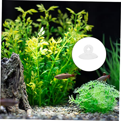 BESPORTBLE 125pcs Aquarium Cup Clips for Airline Tubing Holders for Fish Tank Easy to Install Removable Holders for Tubing and Hose Fixation