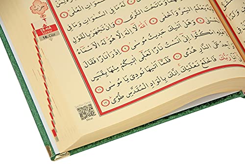 ihvan online Luxury Islamic Prayer Velvet Covered Gift Box, Deluxe 4 Piece Set with Elegant Velvet Covered Quran & Prayer Beads Tesbih & Prayer Rug, Ramadan & Eid Gift, Green - color: Green