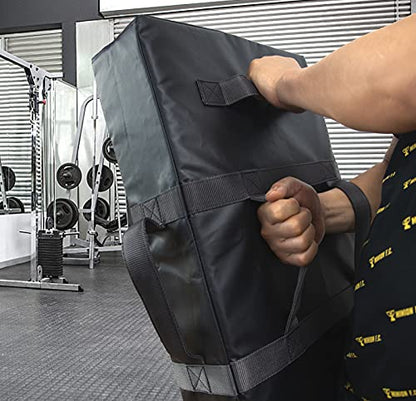 Kapler Football Blocking Pad Kicking Shield for Basketball Martial Arts Training - High Density Foam 5 Handles Strike Dummy for Lacrosse Hockey MMA Sports - 24x16inch