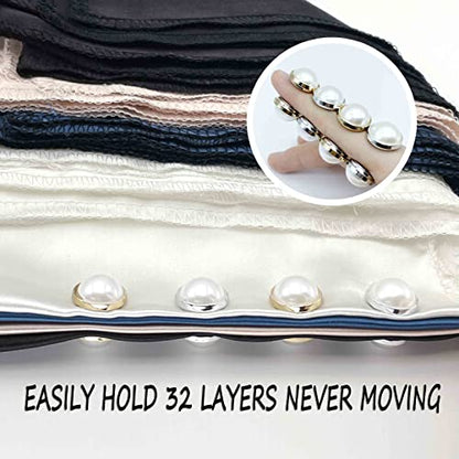 Strong Pearl Safety Magnetic Hijab Pins for Clothes Scarves Niqab Magnet for Women Girls