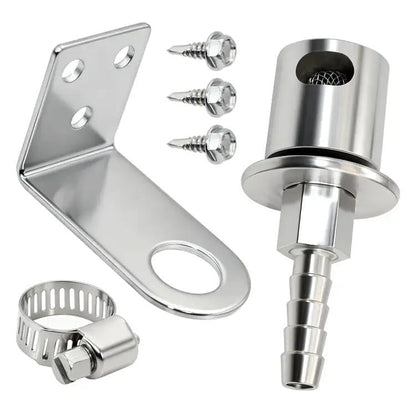 Remote Mount Vent Valve for Fuel Tanks, Tank Vent Line Replacement Part, 5/16'' Barb Size, Detachable - color: 1 Pack