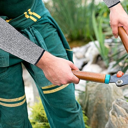 REDANHA Arm Protection Sleeves Level 5 Protection Cut Burn Resistant Sleeve Anti Abrasion Forearm Cover Protector - color: Grey