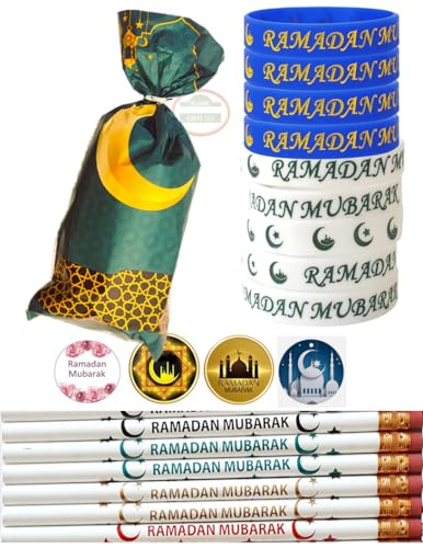 (298 Pcs) Ramadan Party Favors Pencils Ramadan Customized Pencils Ramadan Gifts for Muslim Islamic Gifts - style: 298 Pcs