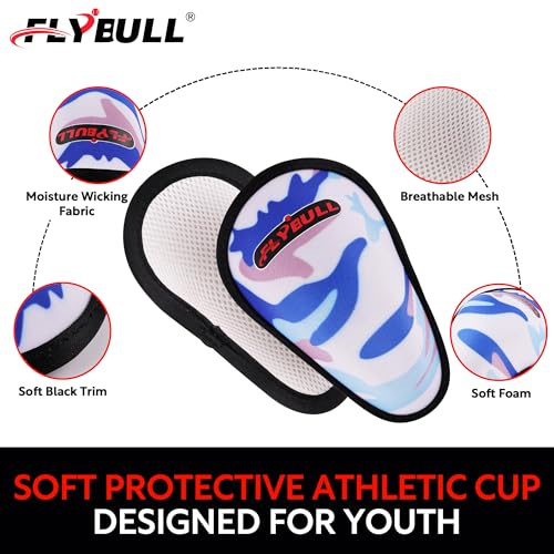 2-Pack Boys Cup Underwear Youth Boxer Briefs with 1 Protective Athletic Cup for Baseball, Football, Lacrosse - color: White, size: Large