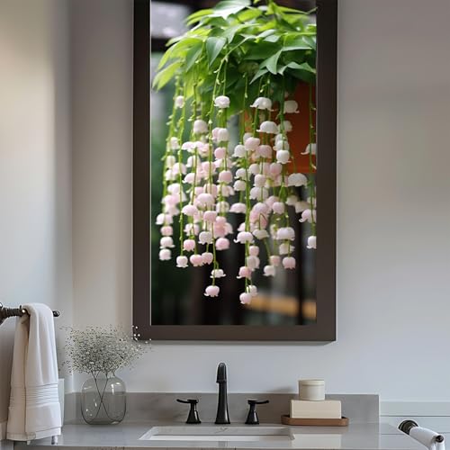 Window Privacy Film Decorative Films Stained Glass Window Cling Sun Blocking Anti UV for Home and Office 17.7" x 39.4" - color: Bh5148