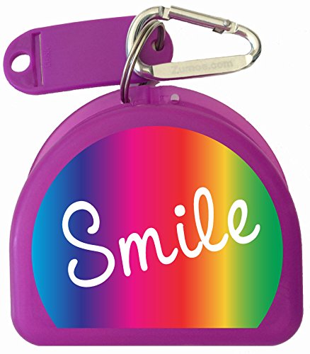 Mouth Guard, Retainer, Mouthguard Case - Smile - color: Purple