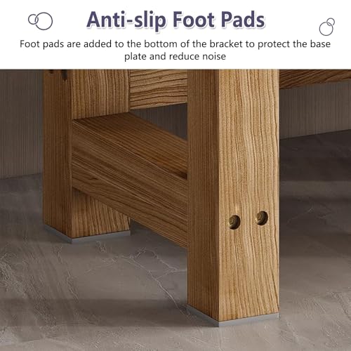 Indoor Storage Rack, With Non-slip Foot Pads, Solid Wood Fish Tank Stand, Customizable Size, Suitable For Home, Office And Hotel Use(70x40cm/27.6x15.7in) - size: 70x40cm/27.6x15.7in