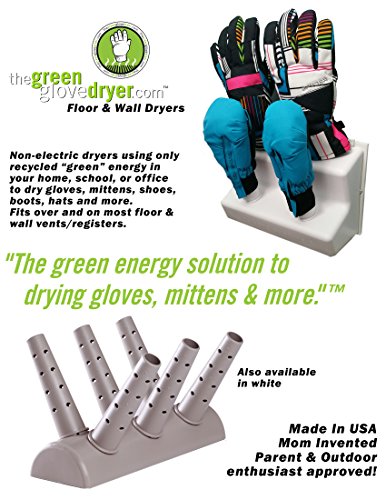 Green Glove Dryer for Hats, Gloves, Shoes & More (Eco Dryer White) - color: Eco Dryer White