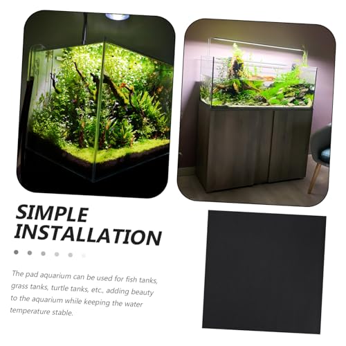 Abaodam Aquarium Nonslip Pad Eva Thickened Fish Tank Bottom Mat for Stabilization and Absorption Non-Skid Design for Enhanced Safety and