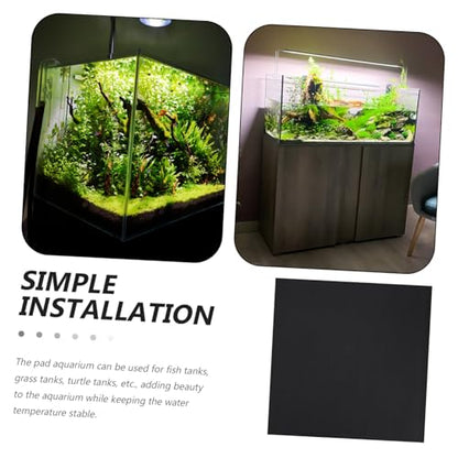 Abaodam Aquarium Nonslip Pad Eva Thickened Fish Tank Bottom Mat for Stabilization and Absorption Non-Skid Design for Enhanced Safety and