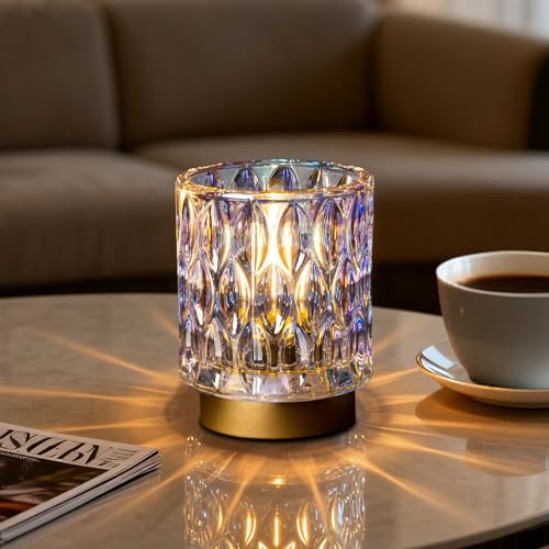 Battery Operated Table Lamp Timer, Small Cordless Lamps Decorative, Pearl - color: PEARL, size: 1 Packs