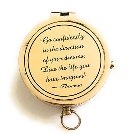Brass Compass Pocket Style Limited Edition- Baptism Gift - Christmas Gift- Holiday's Gifts -Amazon Gifts