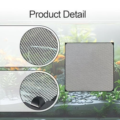 Anti Jumping Net Cuttable DIY Aquarium Screen Top Mesh Protect Carp Fish from Jumping Out of Tank Easy to Install - color: 20cmx20cm