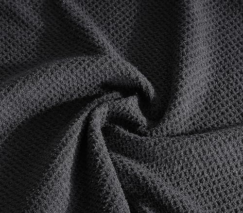 Magnetic Multi Sport Microfiber Towel for Gym, Running, Tennis, Workout, Golf Bags, Strong Magnet Hold, Gym Towels, Magnetic Golf Towels, Fast Drying, Men & Women, Black - color: Black