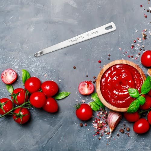 4 PCS 1/64 Teaspoon(1/64 Tsp | 0.083 mL | 0.083 cc) Single Measuring Spoon, Small Measuring Spoon Only, Stainless Steel Mini Measuring Spoons for Cooking - size: 1/64 Teaspoon