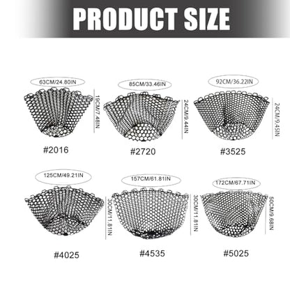 Portable Silicone Landing Net Soft Meshes Wear Fishing Replacement Meshes Net Fishing Tool Accessories Enduring Fishing Replacement Meshes Net - color: C