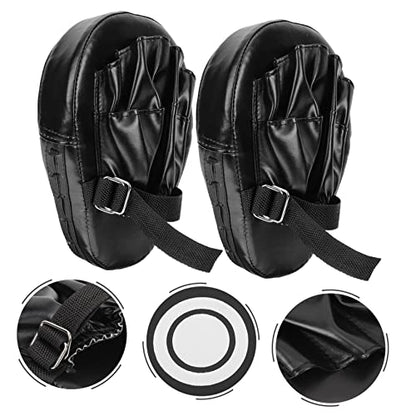 GALPADA 2Pcs Padded Strike Shield for Boxing Training Hand Target for Punching Practice Durable Suitable for Kickboxing MMA and Martial Arts