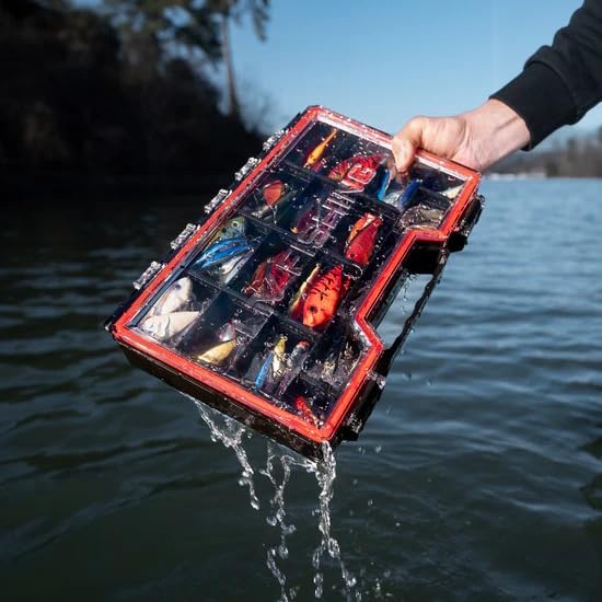LIV Fishing Bait Bunker 3700 Tackle Box - Waterproof, Locking Dividers