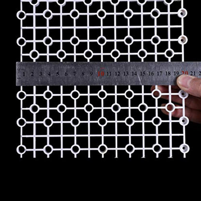 Hemobllo Fish Tank Bottom Plate 20pcs Nails PVC Material Suitable for Mini/Small Tanks - size: Size 1.