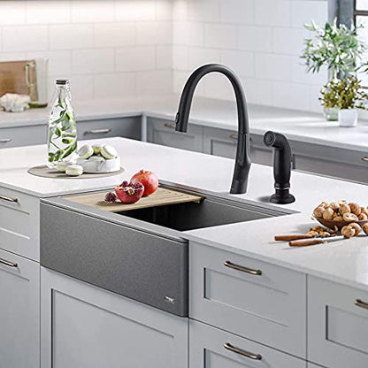 Universal Kitchen Sink Side Sprayer with Quick Side Connector Compatible with Moen Faucet Sprayer Replacement, Kitchen Sink Faucet Sprayer Attachment with Water Hose/Holder, Oil Rubbed Bronze - color: Oil Rubbed Bronze