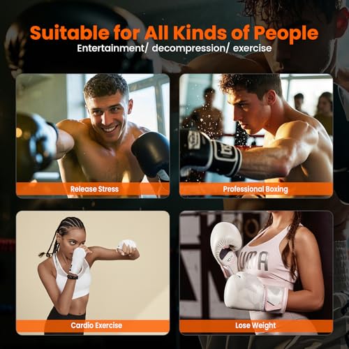 INNOLIFE Height Adjustable Boxing Bar, Boxing Spinning Bar with Punching Bag, Speed Trainer for Home Gym, Black