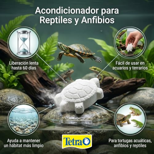TetraFauna ReptoGuard Turtle Health Water Conditioner 1 Count, Slow-Release