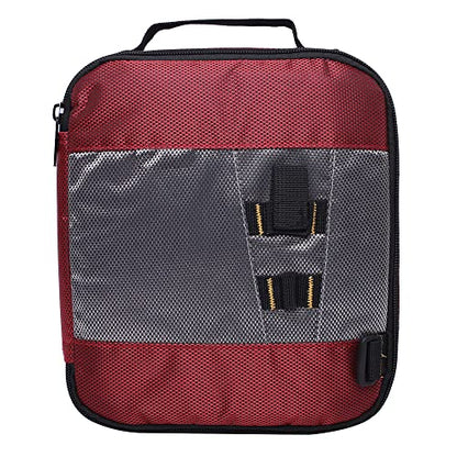 Raprance Fishing Lure Bag Baits Tackle Binder Organizer Storage Plastic Bag - color: Red