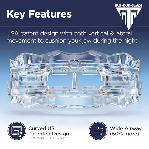 SilentZPro 2.0 – USA Designed FDA-Cleared Anti Snoring Mouthguard & Magnetic Nose Clips (Set of 3) – Fully Adjustable Anti Snore Mouthpiece with Patented Design for a Silent Night`s Sleep
