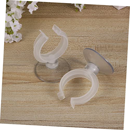minkissy Aquarium Fixed Clip 6 Pack Water Pipe Fixing Clip with Suction Cup for Fish Tank Inlet Outlet Tubing Water Holder Clamp for Small Aquarium Accessories 1.77 X 1.45 X 1.45 in - size: Size 3