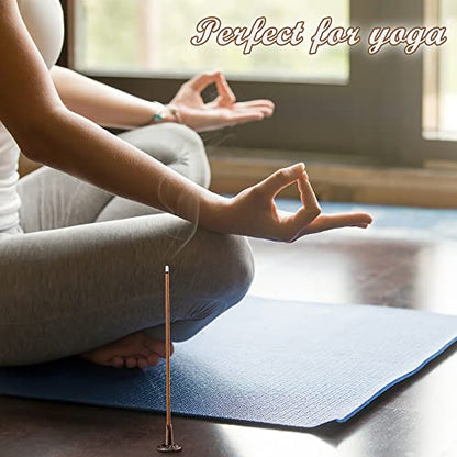 Incense Burner, 3Pcs Red Copper Cone Holder Bowl-Shape Incense Burner for Joss Stick, Tower Incense, Incense Coil (3 Styles) - color: Red Copper, 3 Pcs