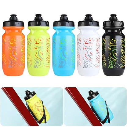 Squeeze Cycling Sports Water Bottle for Biking and Outdoor Activity, Cycling Squeeze Bicycles Bicycles - color: Black