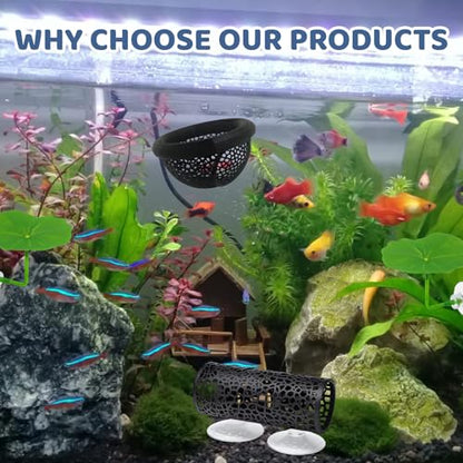 8-Piece Set with 3 Resting Leaves and 5 Decorative Leaves, Betta Hammock, Betta Fish Hammock, Beta Fish Tank Decor, Plastic Aquarium Accessories