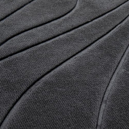 Modefa Muslim Prayer Rug Islam, Soft Plush Velvet Praying Mat Thick Sajadah with Car Hanger | Simple Pattern Solid Not Distracting | 31.5 x 47in Non-Slip Padded Prayer Mat (Clam Black) - color: Clam Black