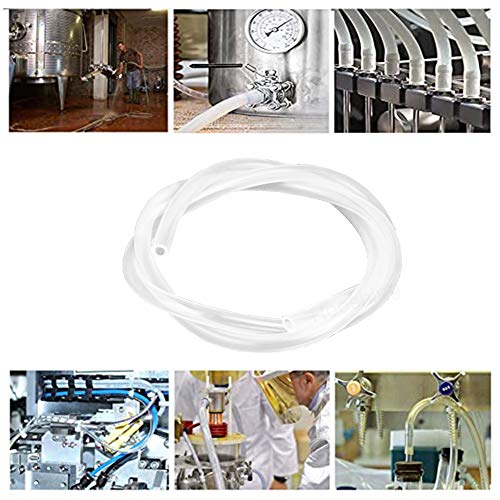 Hooshing Silicone Tubing 4mm ID x 6mm OD 20 Ft Food Grade Rubber Hose | High Temp Pure Silicone Tube, For Home Brewing, Beer Line, Wine Making, Water Pump Transfer - size: 4mm ID x 6mm OD, style: 20 Ft/6.1M