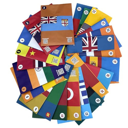 My World Advent Calendar - visit 24 countries, explore different cultures, create original Arts & Crafts from each country! Ages 9+ Includes a Printed Guide. Ages 9+