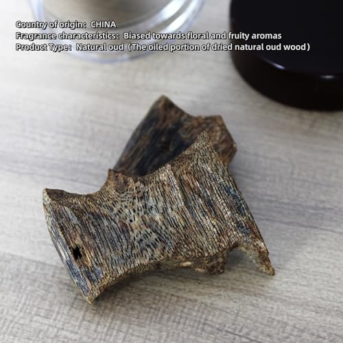 Chinese Natura Kynam Agarwood （Qinan Oud） - Boasts a Distinctly Unique Aroma, Ideal for Home Incense, Meditation & More | Sustainable Harvesting (Weight 20g -Upper Medium Grade -Block) - color: Weight 20g -Upper Medium Grade -Block