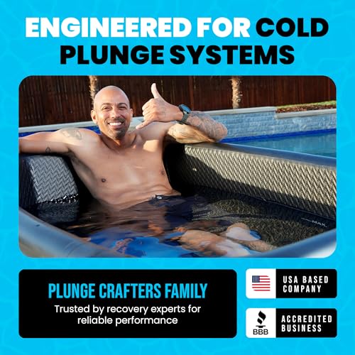 Cold Plunge Insulated Filter Housing Sleeve - ChillGuard Neoprene Insulated Filter Housing Cover - Insulates Cold Plunge, Ice Bath Filter Housings (5" Filter Housing) - size: 5" Filter Housing