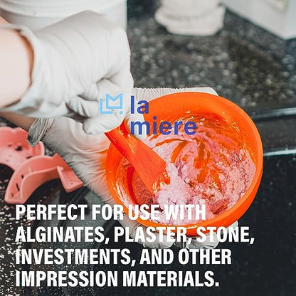 4PCS Autoclavable 7.5” Handle Spatula, Dental Straight Spatula, Dental Alginator Mixer, Mixing Spatula Alginate Spatula Plaster Spatula 4 Yellow - color: Yellow