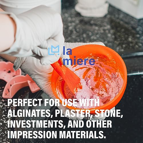 4PCS Autoclavable 7.5” Handle Spatula, Dental Straight Spatula, Dental Alginator Mixer, Mixing Spatula Alginate Spatula Plaster Spatula 4 Pink - color: Pink