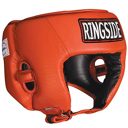 Ringside Competition Boxing Muay Thai MMA Sparring Head Protection Headgear Without Cheeks - color: Blue, size: Small