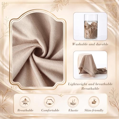 Syhood Slip on Pre Tied Head Scarves for Women - color: Natural Tones