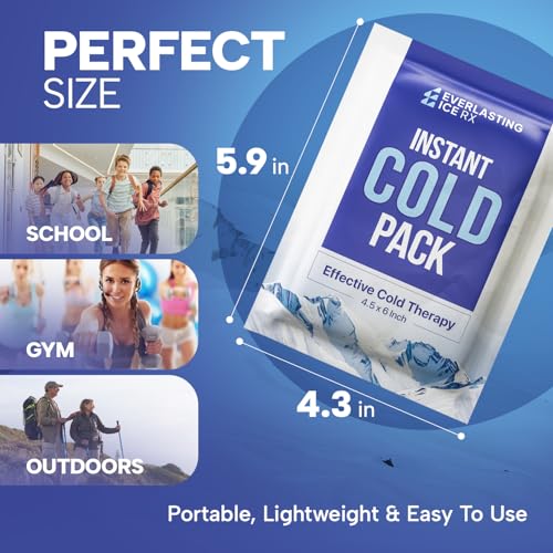 25 Pack Instant Ice Packs for Injuries, Disposable Instant Cold Pack - style: 25 Pack