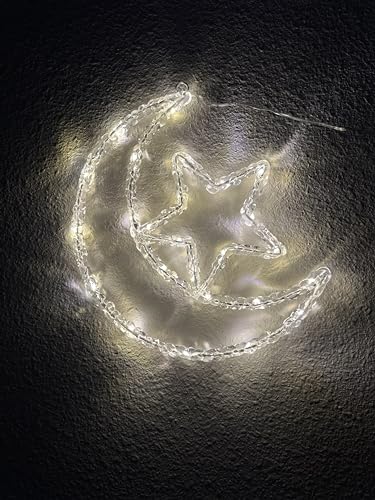 Ramadan Crescent and Star acyrlic Light
