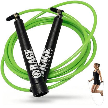 R2 Speed Jump Rope, Adjustable PVC, Smooth Bearings, Fast Cardio Workout
