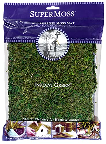 SuperMoss (22420) InstantGreen Moss Mat, Fresh Green, 18 x 16"" - color: Fresh Green, size: 18" x 16"