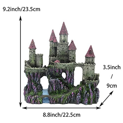 Aquarium Resin Ship Ornament,Shipwreck Fish Cylinder Decoration Rockery is Suitable for Fresh Water Seawater Aquarium Decoration