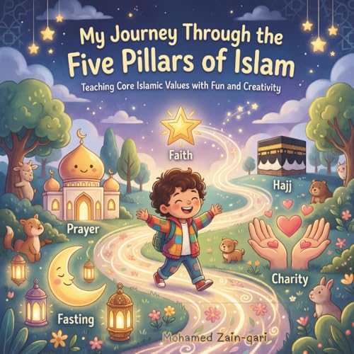 My Journey Through the Five Pillars of Islam: Teaching Core Islamic Values with Fun and Creativity for Kids – Islamic Learning Book for Children