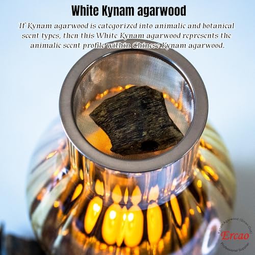 Chinese Natura White Kynam Agarwood （Oud） - Boasts a Distinctly Unique Aroma, Ideal for Home Incense, Meditation & More (20g Pack - Upper Medium Grade - White Kynam Agarwood) - color: 20g Pack - Upper Medium Grade - White Kynam Agarwood